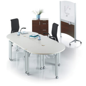 Modular Meeting Tables on Castors